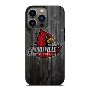 UNIVERSITY OF LOUISVILLE CARDINALS WOOD iPhone 13 Pro Case Cover