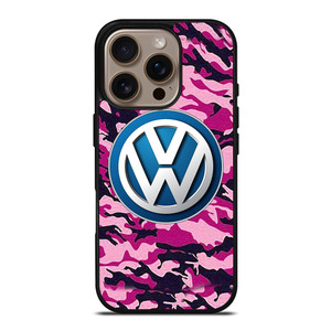 VW VOLKSWAGEN PINK CAMO iPhone 16 Pro Case Cover