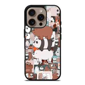 WE BARE BEARS COLLAGE iPhone 16 Pro Case Cover WE BARE BEARS COLLAGE iPhone 16 Pro Case Cover