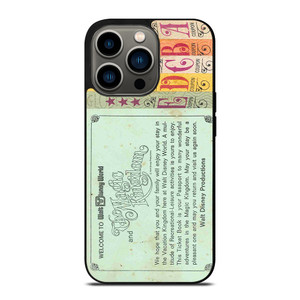 WORLD DISNEY TICKET BOOK iPhone 13 Pro Case Cover