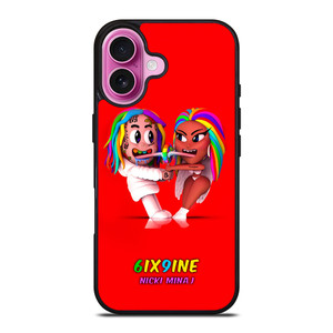 6IX9INE X NICKI MINAJ CARTOON iPhone 16 Plus Case Cover