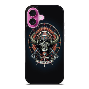 AFFLICTION INDIAN SKULL iPhone 16 Plus Case Cover AFFLICTION INDIAN SKULL iPhone 16 Plus Case Cover