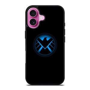 AGENTS OF SHIELD MARVEL LOGO BLUE iPhone 16 Plus Case Cover