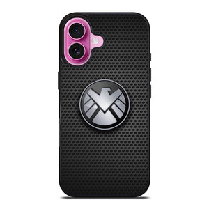 AGENTS OF SHIELD MARVEL LOGO METAL iPhone 16 Plus Case Cover AGENTS OF SHIELD MARVEL LOGO METAL iPhone 16 Plus Case Cover