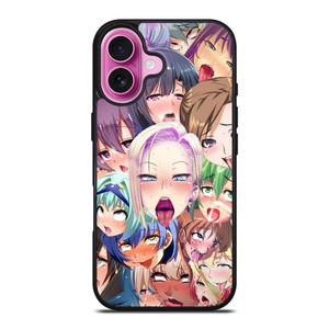 AHEGAO MANGA COMIC iPhone 16 Plus Case Cover AHEGAO MANGA COMIC iPhone 16 Plus Case Cover