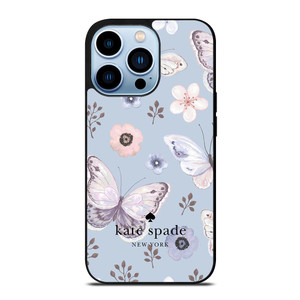 KATE SPADE NEW YORK LOGO BUTTERFLY PATTERN iPhone 13 Pro Max Case Cover