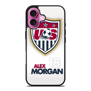ALEX MORGAN 13 USA SOCCER TEAM iPhone 16 Plus Case Cover ALEX MORGAN 13 USA SOCCER TEAM iPhone 16 Plus Case Cover