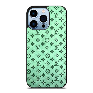 LOUIS VUITTON LOGO GREEN ICON PATTERN iPhone 13 Pro Max Case Cover