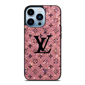 LOUIS VUITTON LV LOGO PINK SPARKLE iPhone 13 Pro Max Case Cover