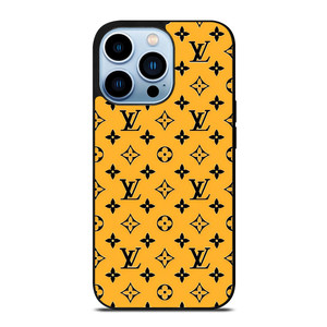 LOUIS VUITTON LV YELLOW PATERN ICON LOGO iPhone 13 Pro Max Case Cover