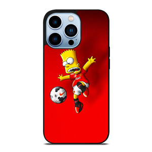MANCHESTER UNITED BART SIMPSON iPhone 13 Pro Max Case Cover