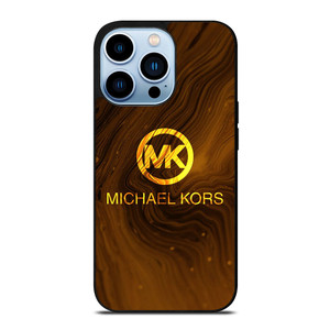 MICHAEL KORS GOLDEN MARBLE LOGO ICON iPhone 13 Pro Max Case Cover