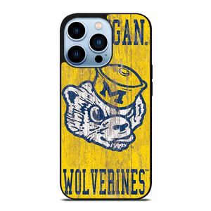 MICHIGAN WOLVERINES FOOTBALL UNIVERSITY ICON iPhone 13 Pro Max Case Cover
