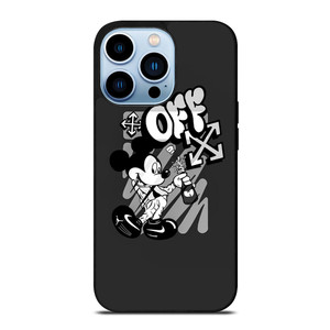 MICKEY MOUSE OFF WHITE LOGO iPhone 13 Pro Max Case Cover