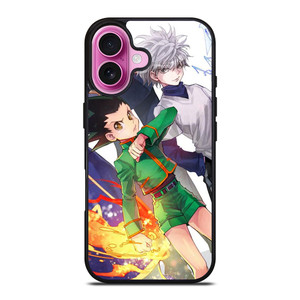 ANIME HUNTER X HUNTER KILLUA AND GON iPhone 16 Plus Case Cover ANIME HUNTER X HUNTER KILLUA AND GON iPhone 16 Plus Case Cover