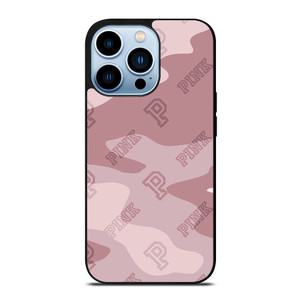 PINK NATION VICTORIA'S SECRET LOGO ICON CAMO iPhone 13 Pro Max Case Cover