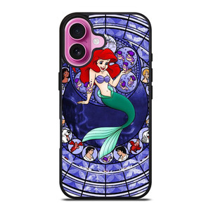 ARIEL THE LITTLE MERMAID ART GLASSES iPhone 16 Plus Case Cover ARIEL THE LITTLE MERMAID ART GLASSES iPhone 16 Plus Case Cover