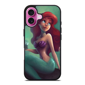ARIEL THE LITTLE MERMAID ART iPhone 16 Plus Case Cover ARIEL THE LITTLE MERMAID ART iPhone 16 Plus Case Cover