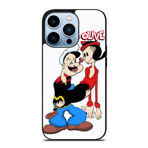 POPEYE AND OLIVE In Love iPhone 13 Pro Max Case Cover