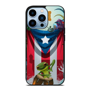 PUERTO RICO FROG FLAG iPhone 13 Pro Max Case Cover