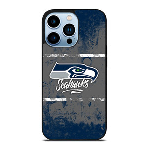 SEATTLE SEAHAWKS BRUSH LOGO iPhone 13 Pro Max Case Cover