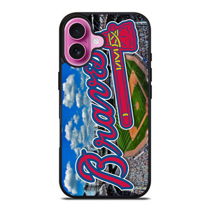 ATLANTA BRAVES BASEBALL LOGO 2 iPhone 16 Plus Case Cover ATLANTA BRAVES BASEBALL LOGO 2 iPhone 16 Plus Case Cover