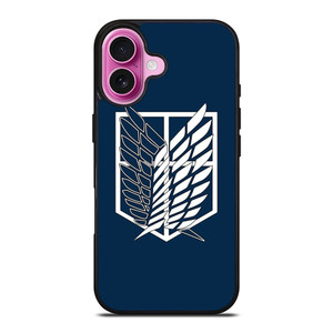ATTACK ON TITAN SYMBOL WINGS OF FREEDOM iPhone 16 Plus Case Cover ATTACK ON TITAN SYMBOL WINGS OF FREEDOM iPhone 16 Plus Case Cover