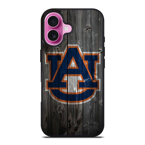 AUBURN TIGERS WOODEN LOGO iPhone 16 Plus Case Cover