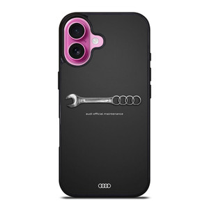 AUDI CAR LOGO OFFICIAL MAINTENANCE iPhone 16 Plus Case Cover