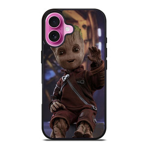 BABY GROOT CUTE GUARDIAN OF GALAXY iPhone 16 Plus Case Cover