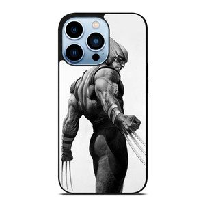 WOLVERINE X-MEN BLACK WHITE ART iPhone 13 Pro Max Case Cover