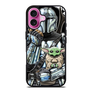BABY YODA GROGU MANDALORIAN STAR WARS iPhone 16 Plus Case Cover BABY YODA GROGU MANDALORIAN STAR WARS iPhone 16 Plus Case Cover
