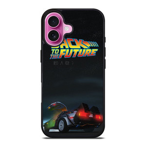 BACK TO THE FUTURE DELOREAN iPhone 16 Plus Case Cover BACK TO THE FUTURE DELOREAN iPhone 16 Plus Case Cover