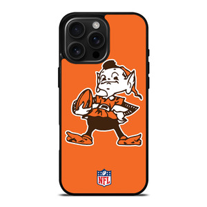 CLEVELAND BROWNS ICON NFL iPhone 16 Pro Max Case Cover CLEVELAND BROWNS ICON NFL iPhone 16 Pro Max Case Cover