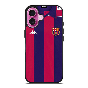 BARCELONA FC CLASSIC JERSEY KAPPA iPhone 16 Plus Case Cover BARCELONA FC CLASSIC JERSEY KAPPA iPhone 16 Plus Case Cover