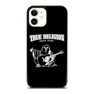 BIG BUDDHA TRUE RELIGION BLACK iPhone 12 Case Cover