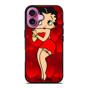BETTY BOOP CARTOON LOVE iPhone 16 Plus Case Cover BETTY BOOP CARTOON LOVE iPhone 16 Plus Case Cover