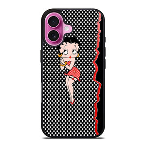BETTY BOOP POLKADOT 2 iPhone 16 Plus Case Cover BETTY BOOP POLKADOT 2 iPhone 16 Plus Case Cover