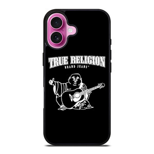 BIG BUDDHA TRUE RELIGION BLACK iPhone 16 Plus Case Cover BIG BUDDHA TRUE RELIGION BLACK iPhone 16 Plus Case Cover