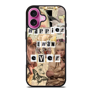 BILLIE EILISH COLLAGE HAPPIER THAN EVER iPhone 16 Plus Case Cover