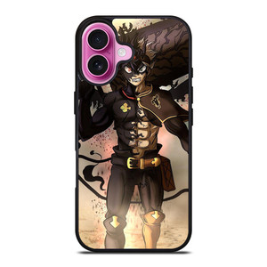 BLACK ASTA BLACK CLOVER MANGA ANIME CARTOON iPhone 16 Plus Case Cover