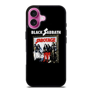 BLACK SABBATH SABOTAGE ALBUM COVER iPhone 16 Plus Case Cover BLACK SABBATH SABOTAGE ALBUM COVER iPhone 16 Plus Case Cover