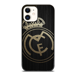 GOLD REAL MADRID LOGO iPhone 12 Case Cover