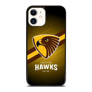 HAWTHORN HAWKS FOOTBALL CLUB LOGO AUSTRALIA TEAM iPhone 12 Case Cover