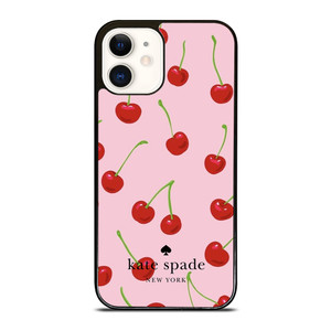KATE SPADE NEW YORK LOGO CHERRY ICON iPhone 12 Case Cover