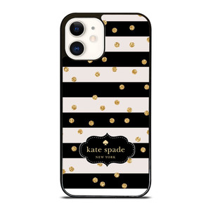KATE SPADE NEW YORK STRIP POLKADOTS iPhone 12 Case Cover