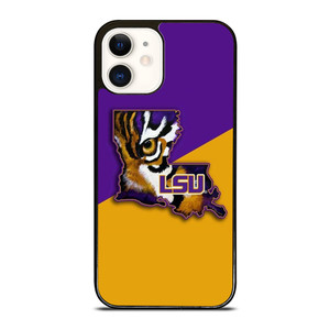 LSU TIGERS LOUISIANA STATE UNIVERSITY FOOTBALL ICON iPhone 12 Case Cover