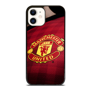 MANCHESTER UNITED LOGO JERSEY iPhone 12 Case Cover