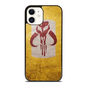 MANDALORIAN YELLOW LOGO iPhone 12 Case Cover