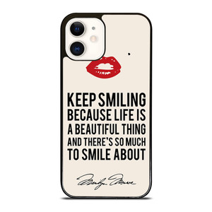 MARYLIN MONROE QUOTES iPhone 12 Case Cover